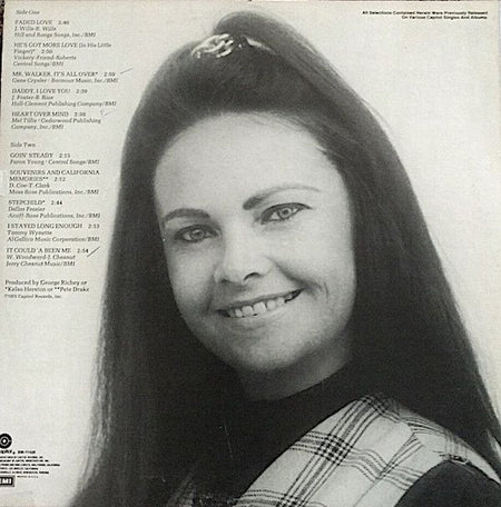 Billie Jo Spears : Faded Love (LP, Album, Comp, RE)