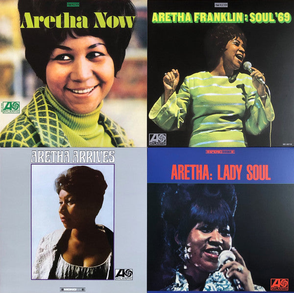 Aretha Franklin : Atlantic Records 1960s Collection (Box, Comp + LP, Mono, RE + LP, Mono, RE + LP, RE +)
