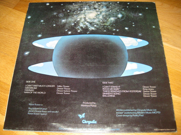 Robin Trower : Twice Removed From Yesterday (LP, Album)