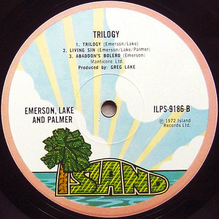Emerson, Lake & Palmer : Trilogy (LP, Album, Gat)