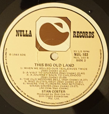 Stan Coster : This Big Old Land (LP, Album)