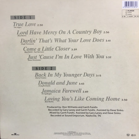 Don Williams (2) : True Love (LP, Album)