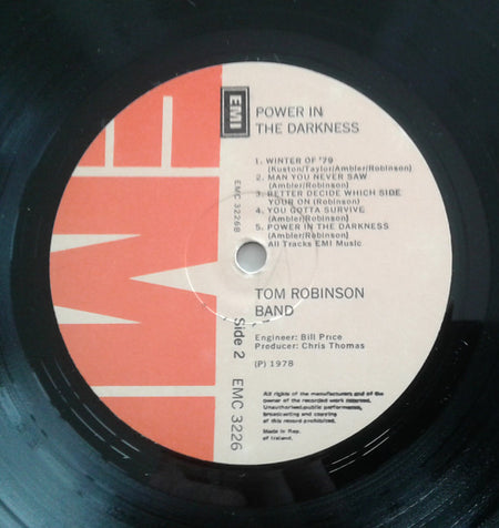 TRB* : Power In The Darkness (LP, Album)