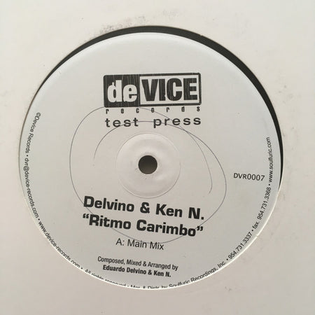 Ken N & Delvino : Ritmo Carimbo (12", TP)