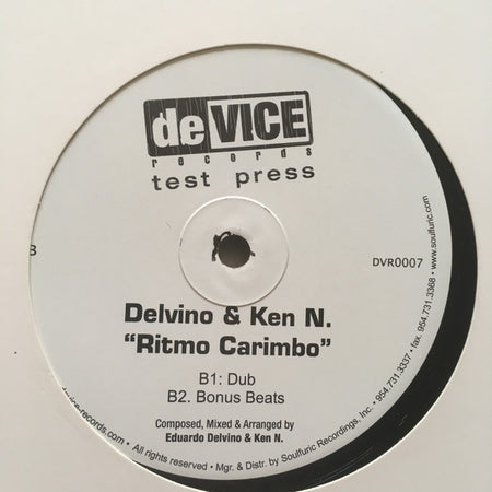 Ken N & Delvino : Ritmo Carimbo (12", TP)