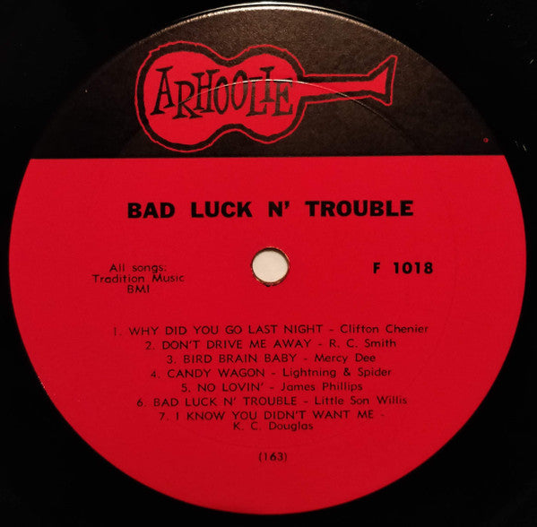 Various : Bad Luck N' Trouble (LP, Comp)