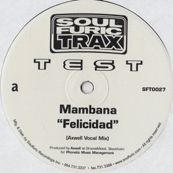 Mambana : Felicidad (12", TP)