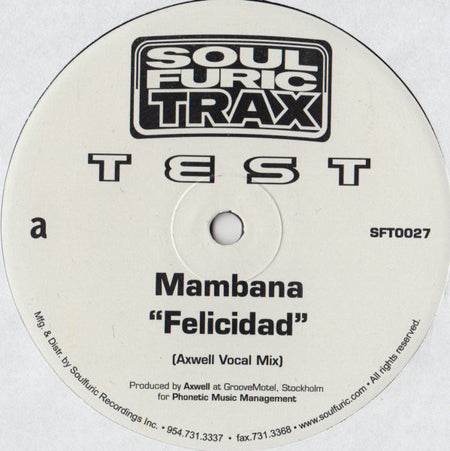 Mambana : Felicidad (12", TP)