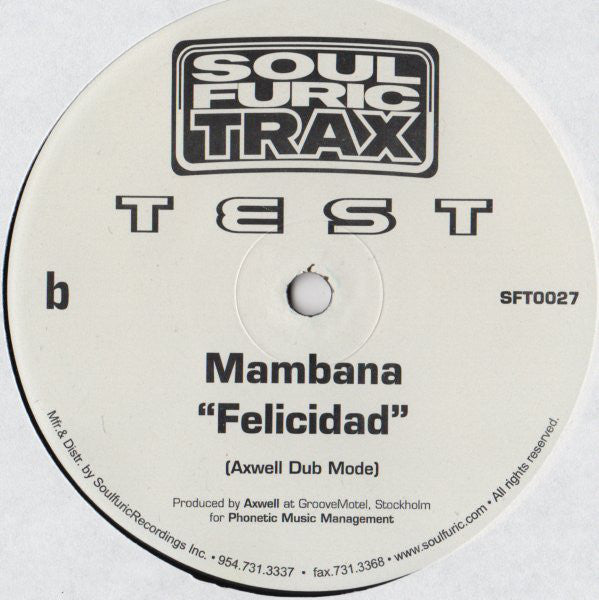 Mambana : Felicidad (12", TP)