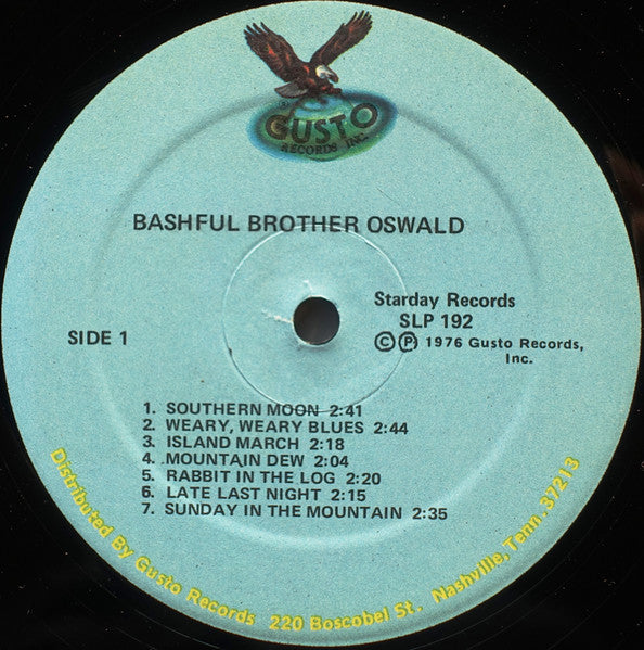 Bashful Brother Oswald : Celebrating 25 Years With Roy Acuff And The Smokey Mountain Boys On The Grand Ole Opry (LP, Album, RE)