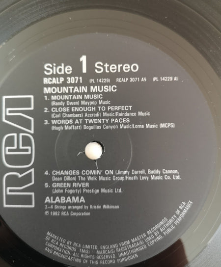 Alabama : Mountain Music (LP, Album)