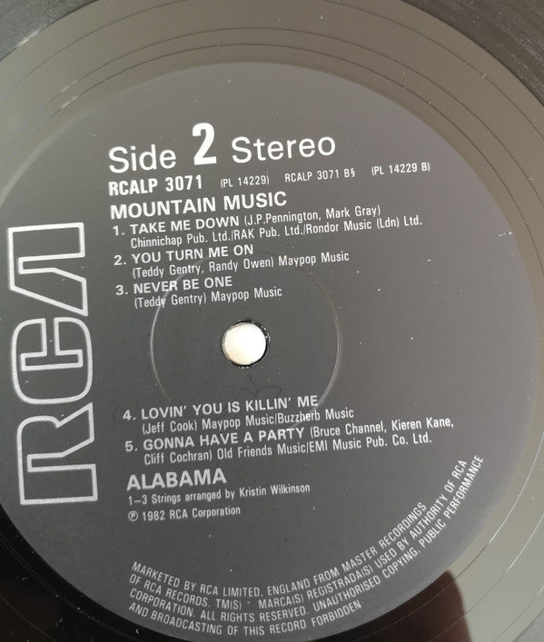 Alabama : Mountain Music (LP, Album)