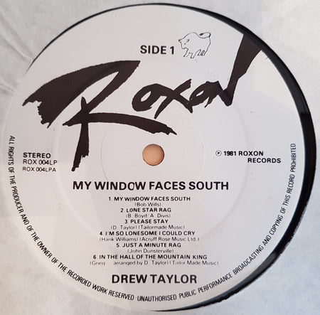 Drew Taylor : My Window Faces The South (LP, Album)