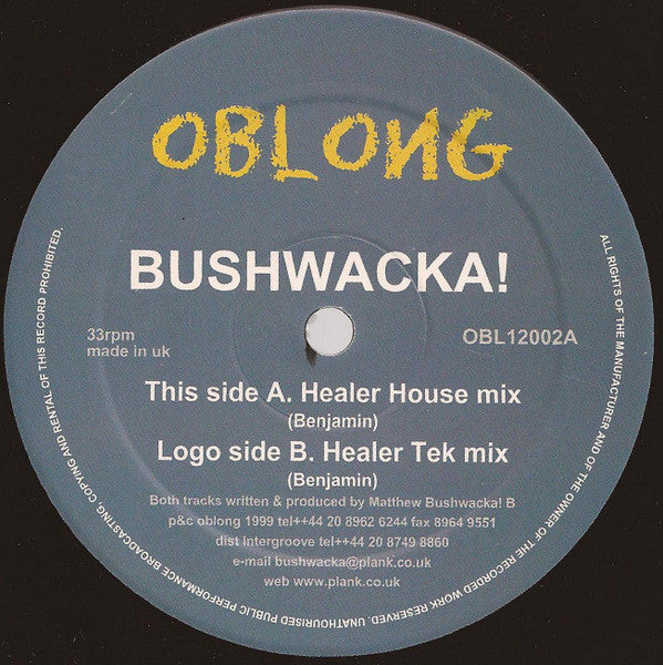 Bushwacka! : Healer (12")