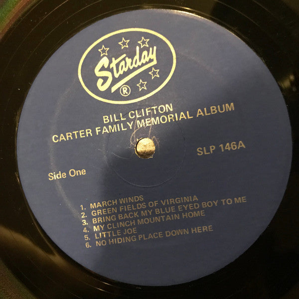 Bill Clifton And His Dixie Mountain Boys : Carter Family Memorial Album (LP, Album)