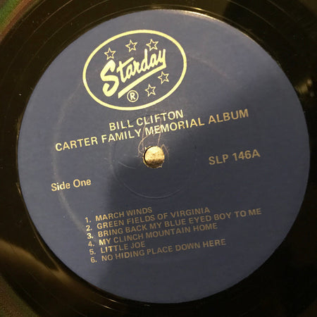 Bill Clifton And His Dixie Mountain Boys : Carter Family Memorial Album (LP, Album)