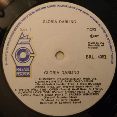 Gloria : Darling (LP, Album)