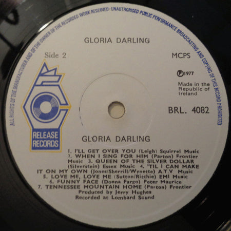 Gloria : Darling (LP, Album)