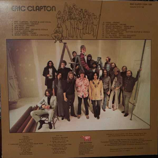 Eric Clapton : Eric Clapton (LP, Album, RE)