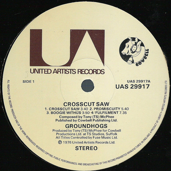 Groundhogs* : Crosscut Saw (LP, Album)