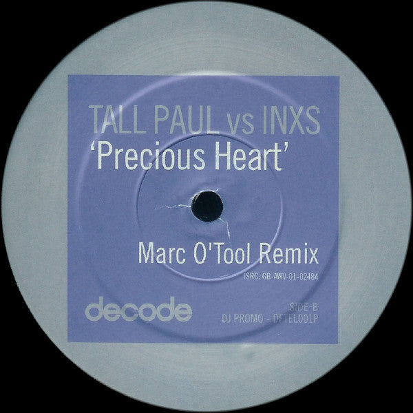 Tall Paul vs INXS : Precious Heart (2x12", Promo)