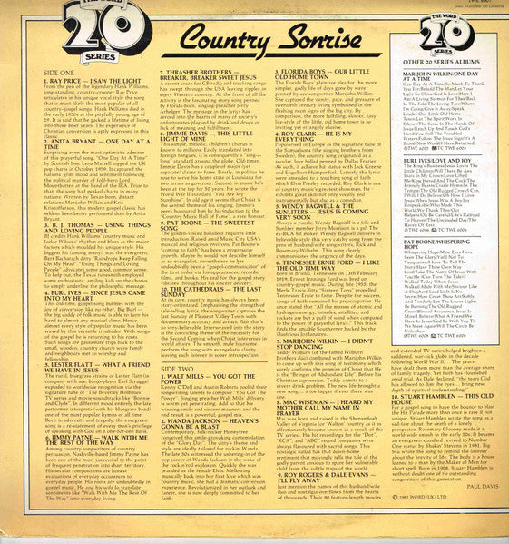 Various : Country Sonrise (LP, Comp)