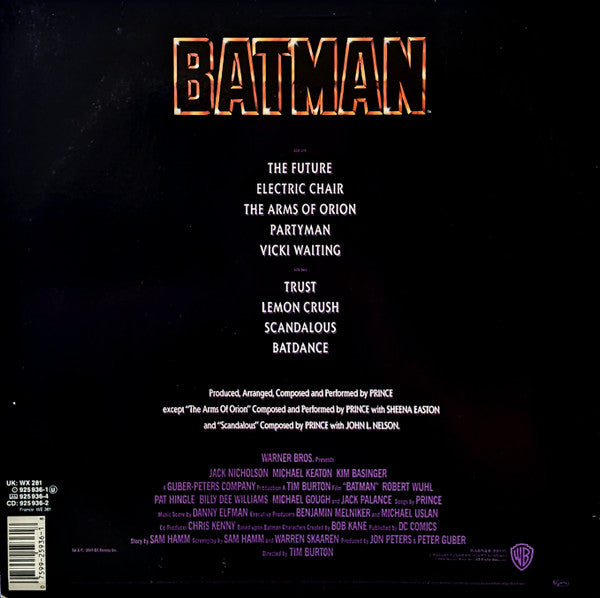 Prince : Batman™ (Motion Picture Soundtrack) (LP, Album)