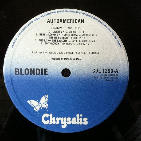 Blondie : Autoamerican (LP, Album)