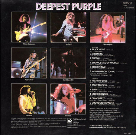 Deep Purple : Deepest Purple (The Very Best Of Deep Purple) (LP, Comp)