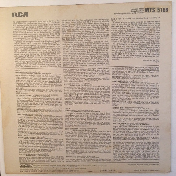 George Hamilton IV : Canadian Pacific (LP, Album, RE)