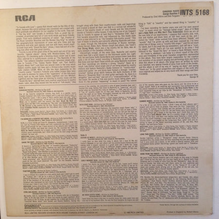 George Hamilton IV : Canadian Pacific (LP, Album, RE)