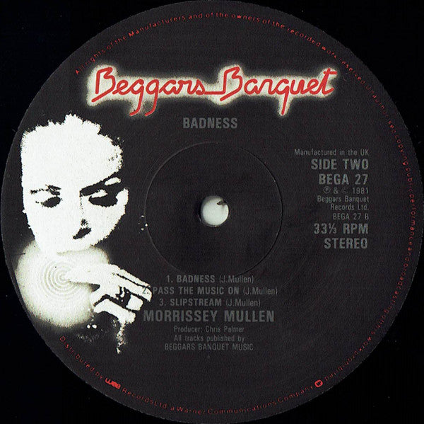 Morrissey Mullen : Badness (LP, Album)