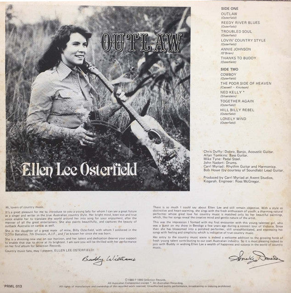 Ellen Lee Osterfield : Outlaw (LP, Album)