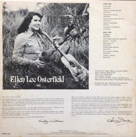 Ellen Lee Osterfield : Outlaw (LP, Album)