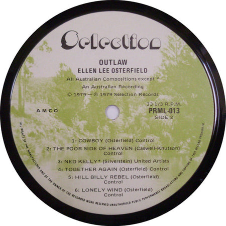 Ellen Lee Osterfield : Outlaw (LP, Album)