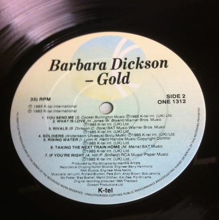 Barbara Dickson : Gold (LP, Album)