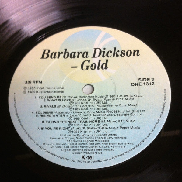 Barbara Dickson : Gold (LP, Album)