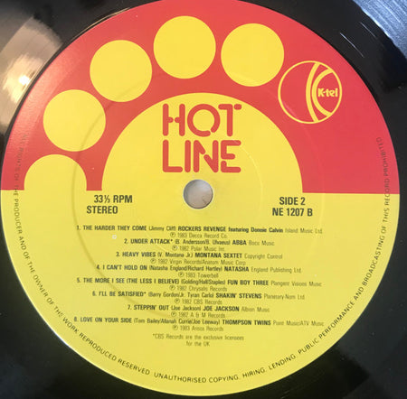 Various : Hotline 1 (LP, Comp)