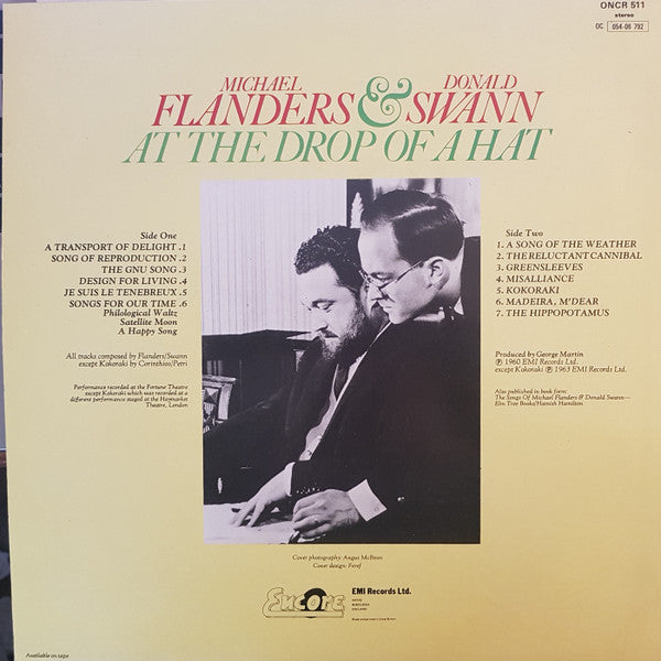 Flanders & Swann : At The Drop Of A Hat (LP, RE)