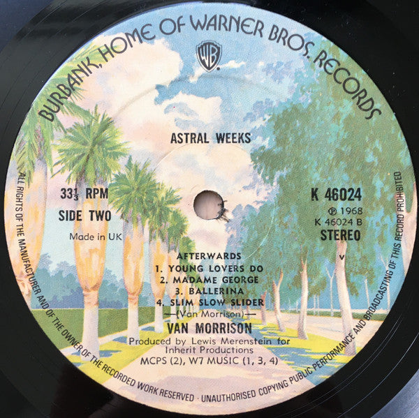Van Morrison : Astral Weeks (LP, Album, RE, Lab)