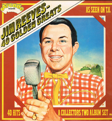 Jim Reeves : 40 Golden Greats (2xLP, Comp, RM)