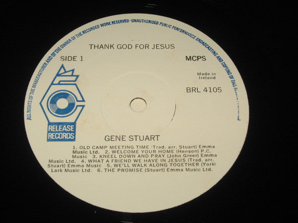 Gene Stuart : Thank God For Jesus (LP, Album)