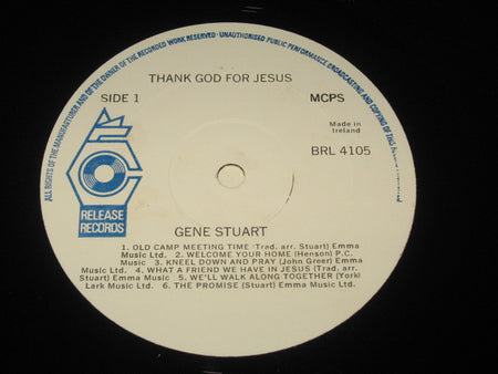 Gene Stuart : Thank God For Jesus (LP, Album)