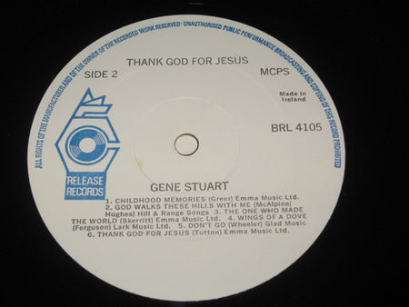 Gene Stuart : Thank God For Jesus (LP, Album)