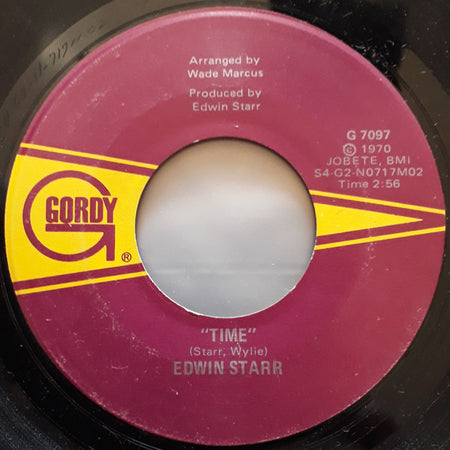 Edwin Starr : Running Back And Forth / Time (7", Single)