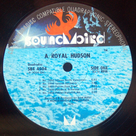 No Artist : A Royal Hudson (LP, Album, Quad)