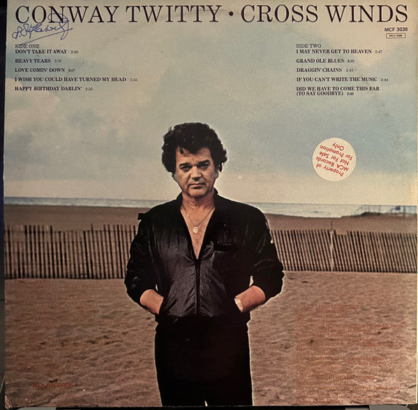 Conway Twitty : Cross Winds (LP, Album)