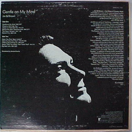 Jim Ed Brown : Gentle On My Mind (LP, Comp, RE)