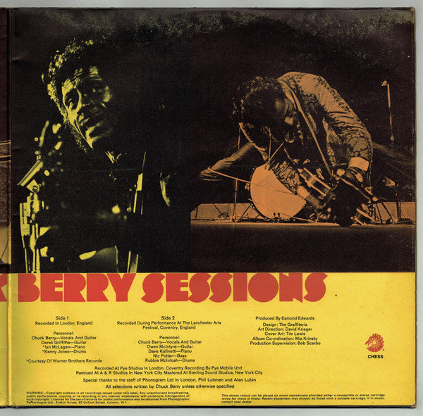 Chuck Berry : The London Chuck Berry Sessions (LP, Album, Gat)