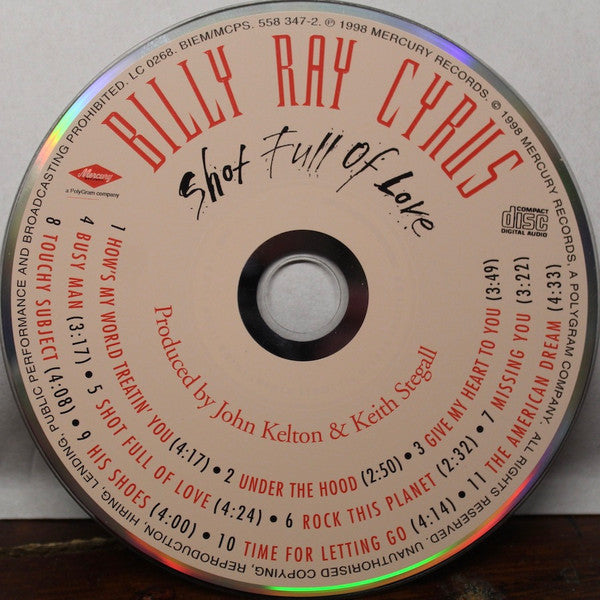 Billy Ray Cyrus : Shot Full Of Love (CD, Album)